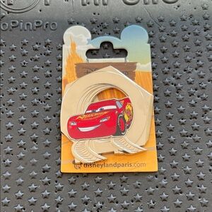Disneyland Paris Cars Road Trip Lightning McQueen Pin (Msc - 57)